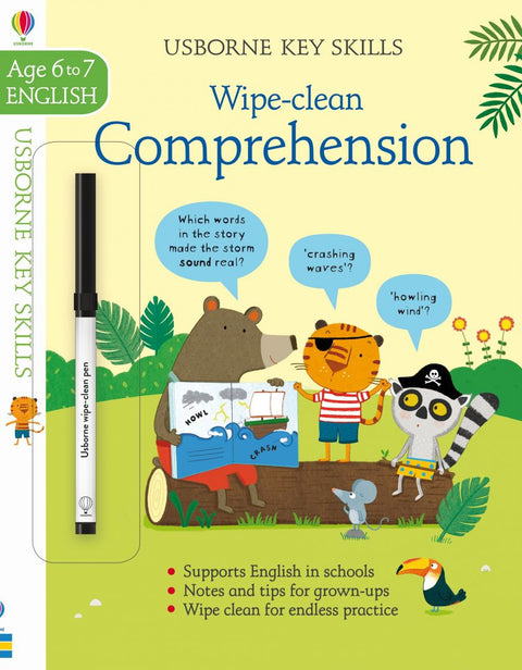 Comprehension Key Skills Wipe Clean Maths Age 6 to 7