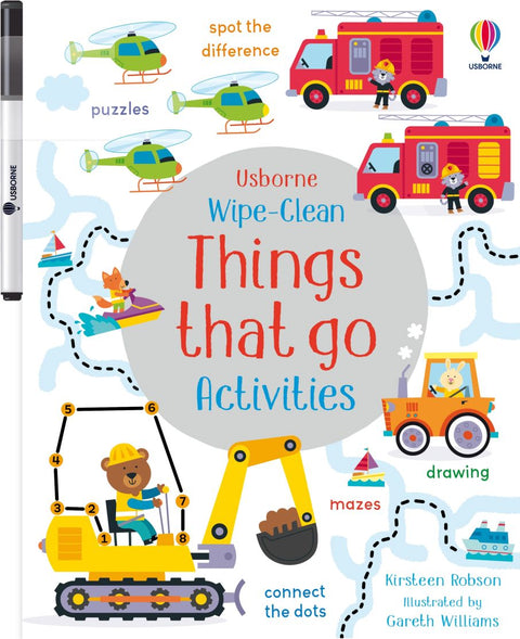 Wipe Clean Things That Go Activities