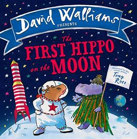 The first Hippo on the Moon Board Book