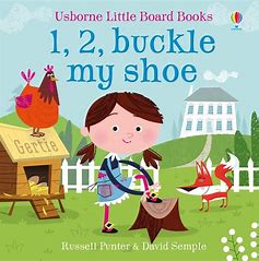 1,2, Buckle my shoe (Little Board Book)