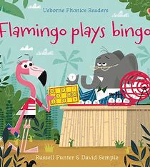 Flamingo plays bingo