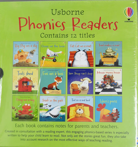 Usborne Phonics Readers Set (12 Books)