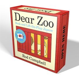 Dear Zoo Book and Lift the Flap Jigsaw Puzzle