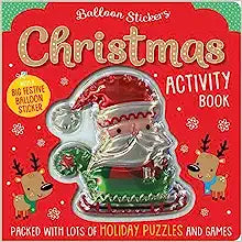 Balloon Stickers Christmas Activity Book