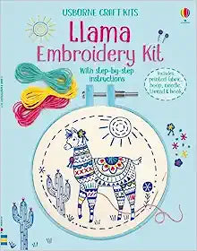 Llama Embroidery Kit