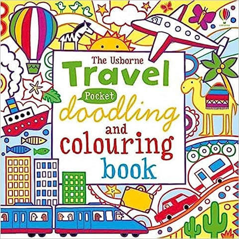 Travel Pocket doodling and coloring book