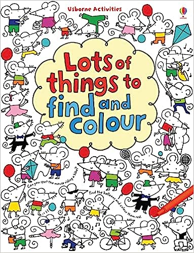 Lots of things to find and colour