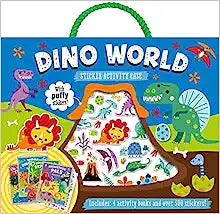 Dino World Sticker Activity Case