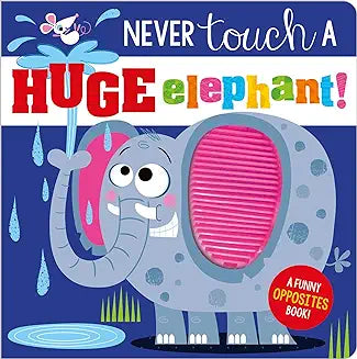 Never touch a huge elephant