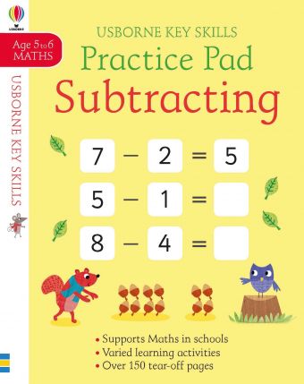 Subtracting Key Skills Practise Pad Maths Age 5 to 6